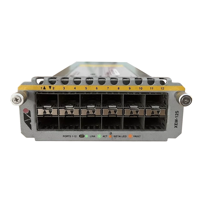 Allied Telesis AT-XEM-12S | Gigabit SFP Expansion Module 12 x SFP (mini-GBIC) Expansion Module Refurbished -  refurbished available on Gotodirect