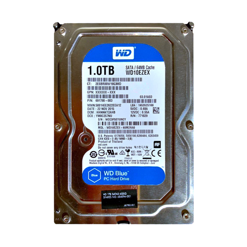 HP 687983-001 | 1TB 7200RPM SATA 6Gb/s NHP LFF 3.5-inch Hard Drive Refurbished - Hewlett-Packard (ou HP en abrégé) refurbished available on Gotodirect
