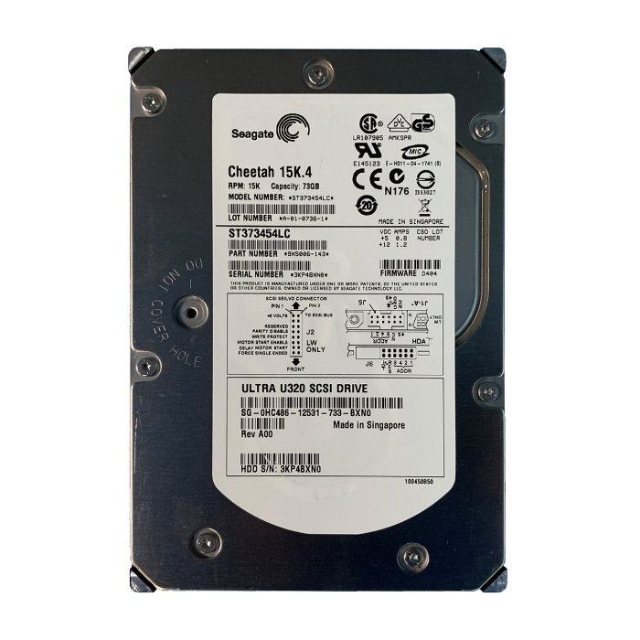 Dell 0HC486 | 73GB 15000RPM Ultra320 SCSI Hot-Pluggable 80-Pin 3.5-Inch Hard Drive for PowerEdge Servers Refurbished - Dell refurbished available on Gotodirect