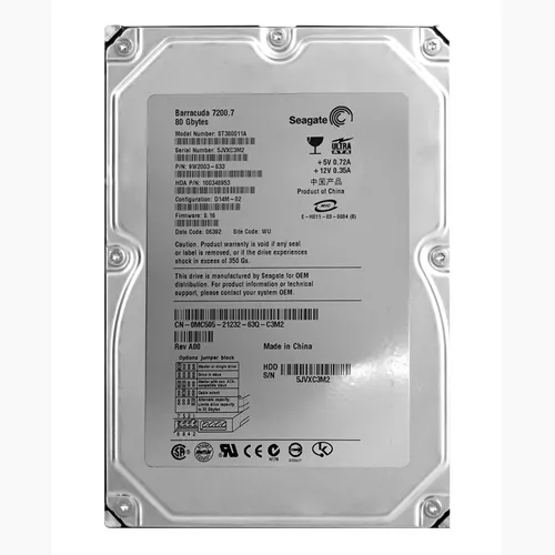 Dell 0MC505 | 80GB 7200RPM IDE Ultra ATA/100 (ATA-6) 2MB Cache 3.5-Inch Hard Drive Refurbished - Dell refurbished available on Gotodirect