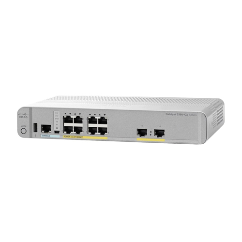 Buy Cisco WS-C3560CX8XPDS-RF | Catalyst 3560-CX Series 6 x RJ-45 Ports 10/100/1000Base-T + 2 x SFP+ Ports Layer 3 Managed 1U Rack-mountable Gigabit Ethernet Network Switch Refurbished - $945.94 Cisco WS-C3560CX8XPDS-RF | Catalyst 3560-CX Series 6 x RJ-45 Ports 10/100/1000Base-T + 2 x SFP+ Ports Layer 3 Managed 1U Rack-mountable Gigabit Ethernet Network Switch Refurbished - Cisco Systems Inc. refurbished available on Gotodirect