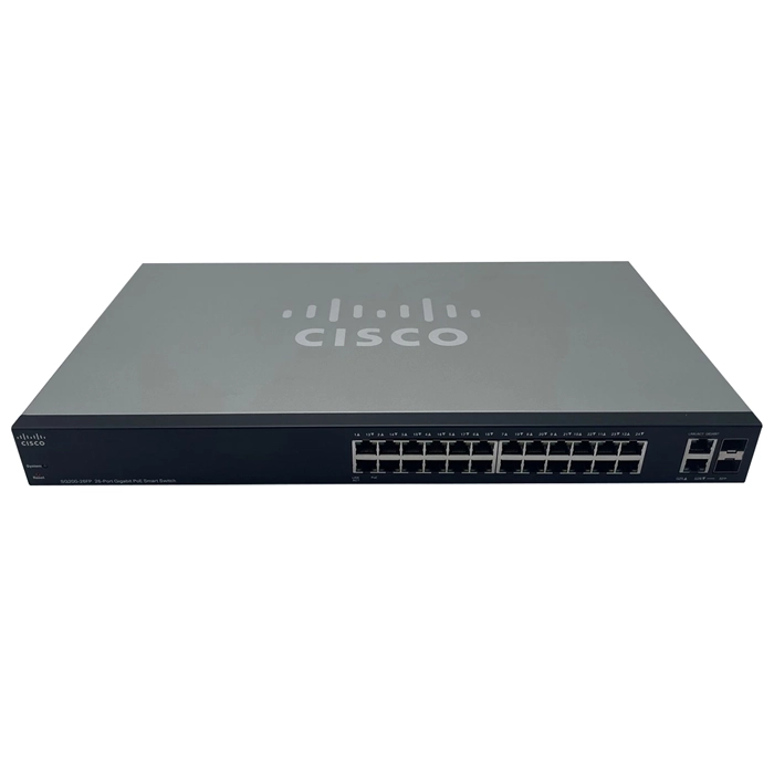 Buy Cisco SG200-26FP-NA-RF | Small Business 250 Series PoE 24 x Ports 10/100/1000Base-T + 2 x combo Gigabit SFP Layer 2 Managed Gigabit Ethernet Network Switch Refurbished - $388.16 Cisco SG200-26FP-NA-RF | Small Business 250 Series PoE 24 x Ports 10/100/1000Base-T + 2 x combo Gigabit SFP Layer 2 Managed Gigabit Ethernet Network Switch Refurbished - Cisco Systems Inc. refurbished available on Gotodirect