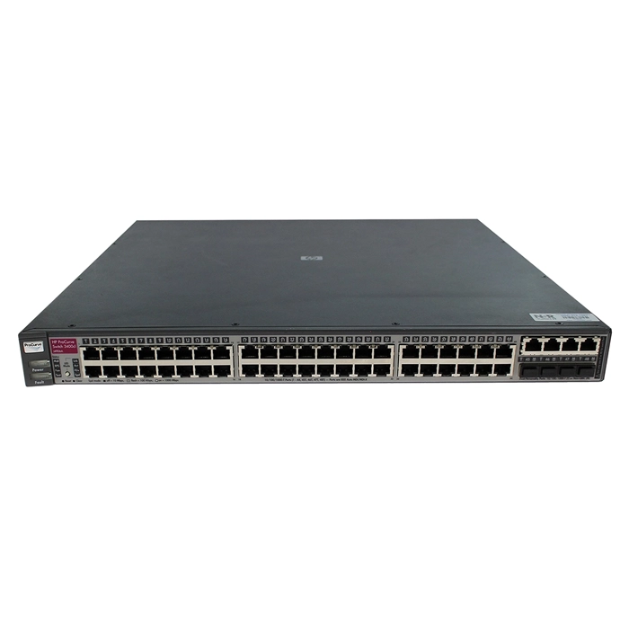 HP J4906A | ProCurve 3400CL Series 3400CL-48G 44 x RJ-45 Ports 10/100/1000Base-T + 4 x Combo RJ-45/SFP Ports Layer 3 Managed Rack-mountable Gigabit Ethernet Network Switch Refurbished - Hewlett-Packard (ou HP en abrégé) refurbished available on Gotodirect
