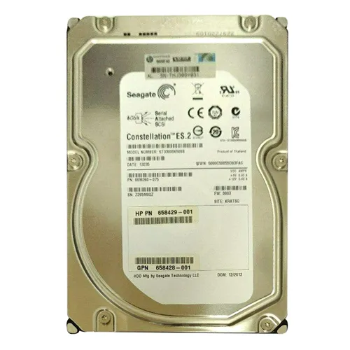 HP 658428-001 | 3TB 7200RPM SAS 6Gb/s 64MB Cache Hot Swappable LFF 3.5-inch Midline Hard Drive for MSA2 Storage Refurbished - Hewlett-Packard (ou HP en abrégé) refurbished available on Gotodirect