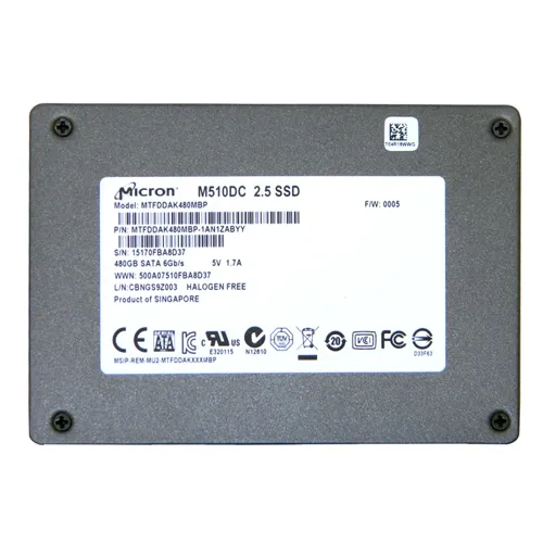 Micron MTFDDAK480MBP-1AN1ZABYY | RealSSD M510DC 480GB Multi-Level Cell SATA 6Gb/s 2.5-Inch Solid State Drive Refurbished -  refurbished available on Gotodirect