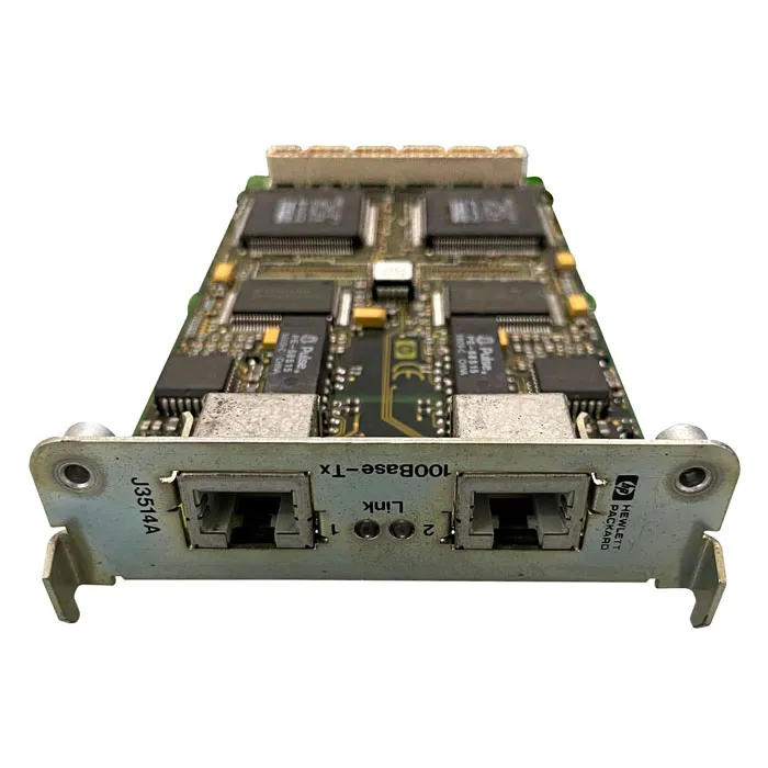 HP J3514-69101 | 2-Ports 10/100BAse-T HSC Fast Ethernet LAN Network Adapter Card Refurbished - Hewlett-Packard (ou HP en abrégé) refurbished available on Gotodirect