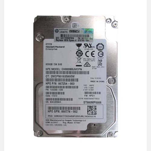 HP 870795-001 | 900GB 15000RPM SAS 12Gb/s Hot-Pluggable (512n) SFF 2.5-inch Digitally Signed Firmware Hard Drive for Gen8/10 ProLiant Server Refurbished - Hewlett-Packard (ou HP en abrégé) refurbished available on Gotodirect