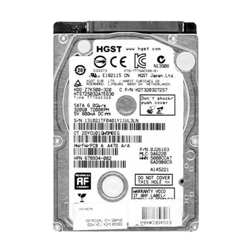 HP 678934-002 | 320GB 7200RPM SATA 6Gb/s 32MB Cache (512e) 2.5-inch Hard Drive Refurbished - Hewlett-Packard (ou HP en abrégé) refurbished available on Gotodirect