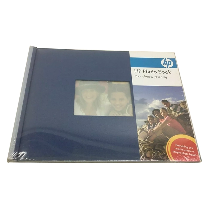 HP Q8789A | Photo Book 12 Capacity 11-inch x 8.5-inch Refillable Indigo Cloth Cover Refurbished - Hewlett-Packard (ou HP en abrégé) refurbished available on Gotodirect