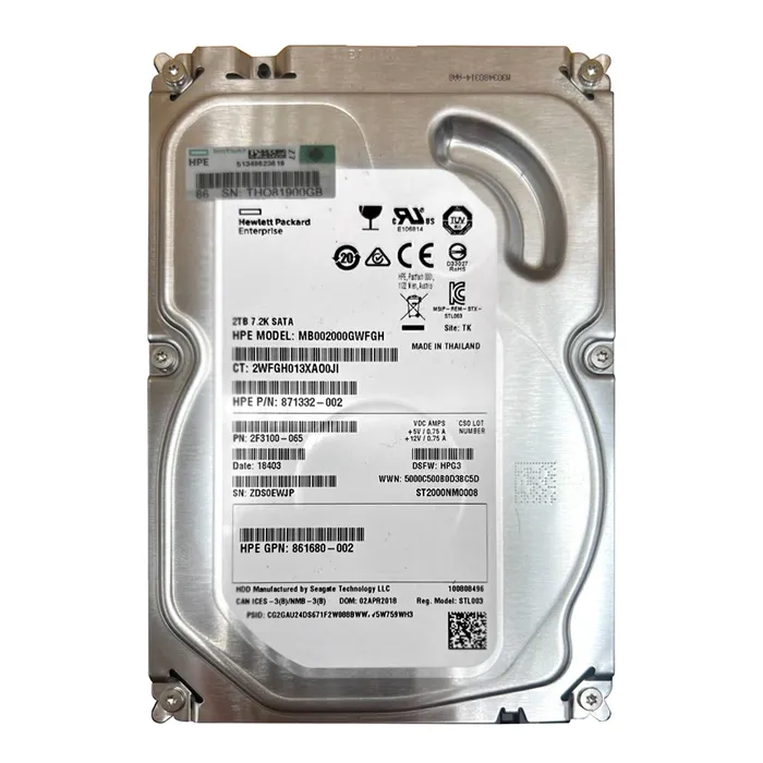 Seagate ST2000NM0008 | 2TB 7200RPM SATA 6Gb/s 3.5-Inch 128MB Cache Enterprise Hard Drive Refurbished - Seagate refurbished available on Gotodirect