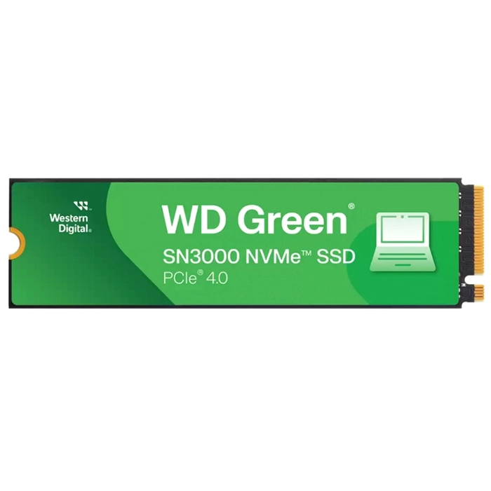 Western Digital WDS500G4G0E | Green SN3000 500GB NVMe Gen4 PCIe M.2 Internal Solid State Drive Refurbished - Western Digital refurbished available on Gotodirect