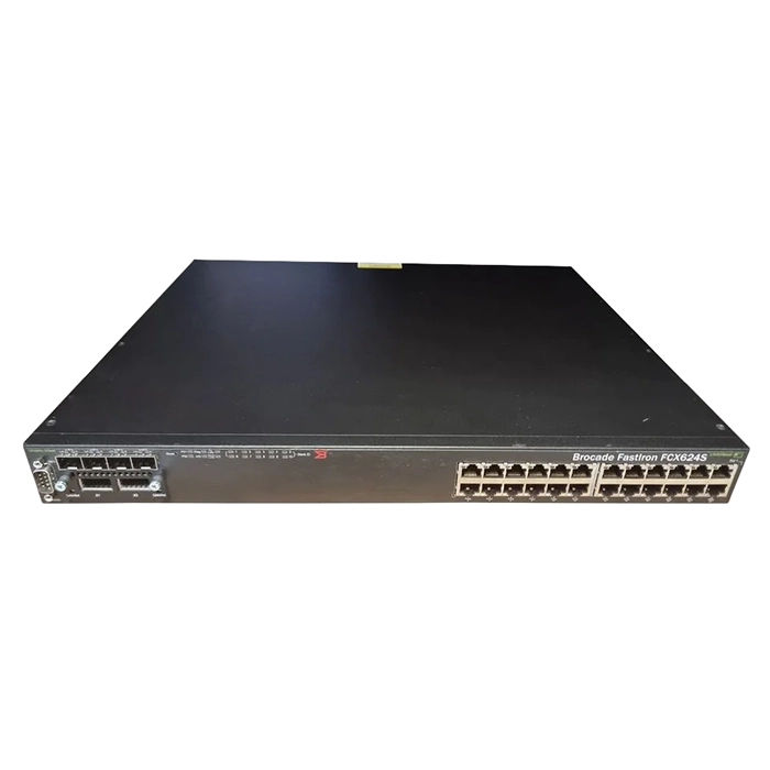 Brocade FCX624S | FCX Series 24 x Ports 1000Base-T + 4 x Ports SFP+ Layer 3 Managed Gigabit Ethernet Switch Refurbished -  refurbished available on Gotodirect
