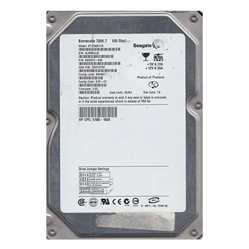Seagate ST3100011A-RK | BarraCuda 7200.7 100GB 7200RPM IDE Ultra ATA/100 (ATA-6) 2MB Cache 3.5-Inch Hard Drive Refurbished - Seagate refurbished available on Gotodirect