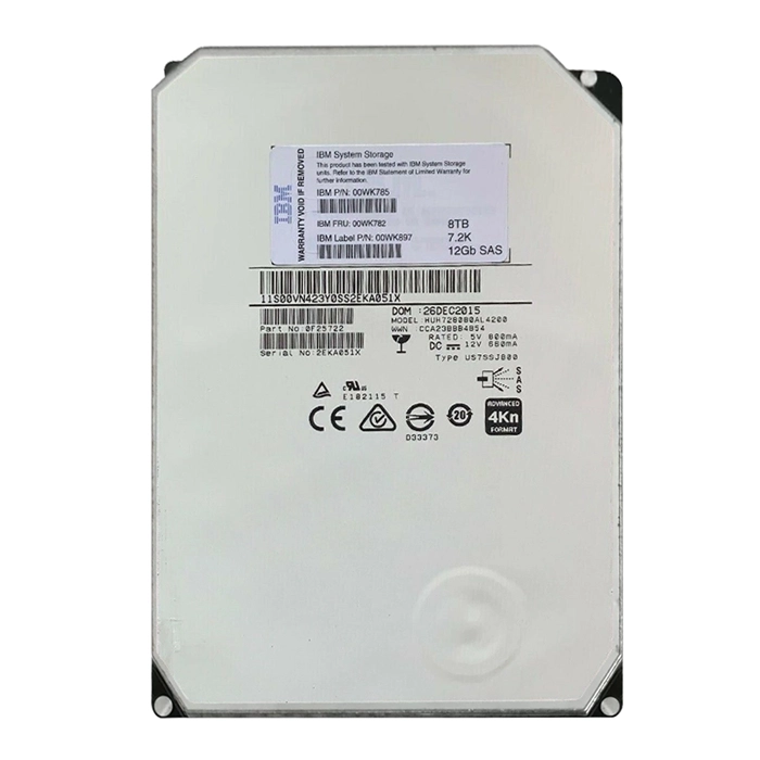 IBM 00WK785 | 8TB 7200RPM SAS 12Gb/s Nearline 3.5-inch Hard Drive Refurbished -  refurbished available on Gotodirect