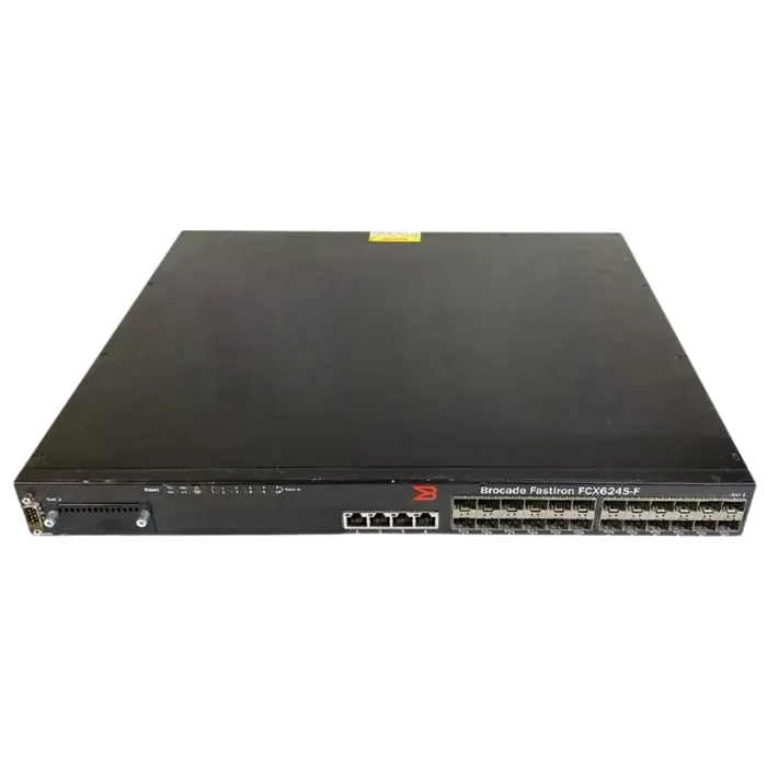 Brocade FCX624S-F | FCX Series 24 x Ports 1000Base-T SFP 4x Ports Gigabit Ethernet Layer 3 Managed Network Switch Refurbished -  refurbished available on Gotodirect