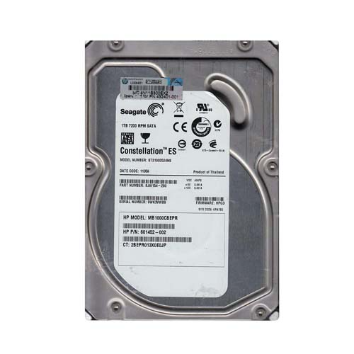 HP 601452-002 | 1TB 7200RPM SATA 1.5Gb/s NCQ 32MB Cache Hot Pluggable 3.5-inch Midline Hard Drive Refurbished - Hewlett-Packard (ou HP en abrégé) refurbished available on Gotodirect