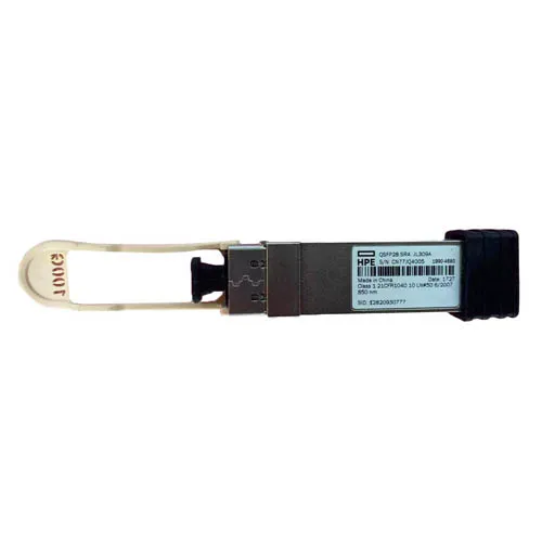 HP JL309-61001 | Aruba 100Gb/s 100GBase-SR4 Multi-Mode Fibre 100m MPO Connector QSFP28 Transceiver Module Refurbished - Hewlett-Packard (ou HP en abrégé) refurbished available on Gotodirect
