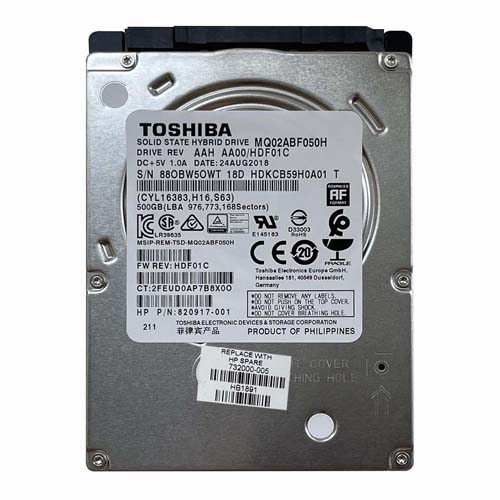 HP 732000-005 | 500GB 5400RPM SATA 6Gb/s 8MB Cache 2.5-Inch Hard Drive Refurbished - Hewlett-Packard (ou HP en abrégé) refurbished available on Gotodirect