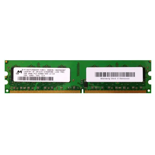 Micron MT16HTF25664AY-53EE1 | 2GB DDR2-533MHz PC2-4200 Non-ECC Unbuffered UDIMM CL4 2Rx8 1.8V 240-Pin Memory Module Refurbished -  refurbished available on Gotodirect