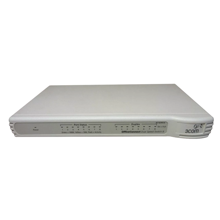 Buy 3Com 3C16791A-AA | OfficeConnect Dual Speed Ethernet Switch 8 x 10/100Base-TX LAN Ethernet Switch Refurbished - $171.29 3Com 3C16791A-AA | OfficeConnect Dual Speed Ethernet Switch 8 x 10/100Base-TX LAN Ethernet Switch Refurbished - refurbished available on Gotodirect