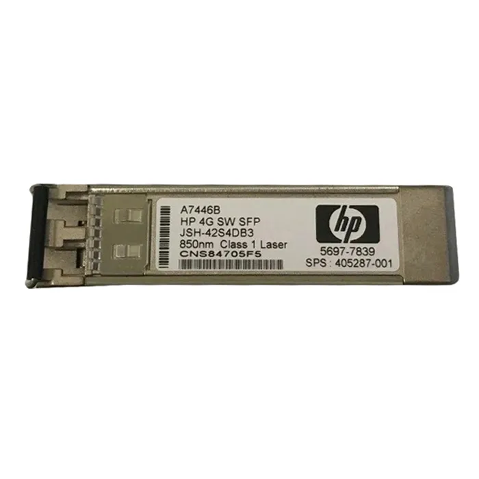 HP 5697-7839 | 4Gb/s 1000Base-SW Multi-Mode Fibre 850nm Fibre Channel Duplex LC Connector SFP Transceiver Module Refurbished - Hewlett-Packard (ou HP en abrégé) refurbished available on Gotodirect