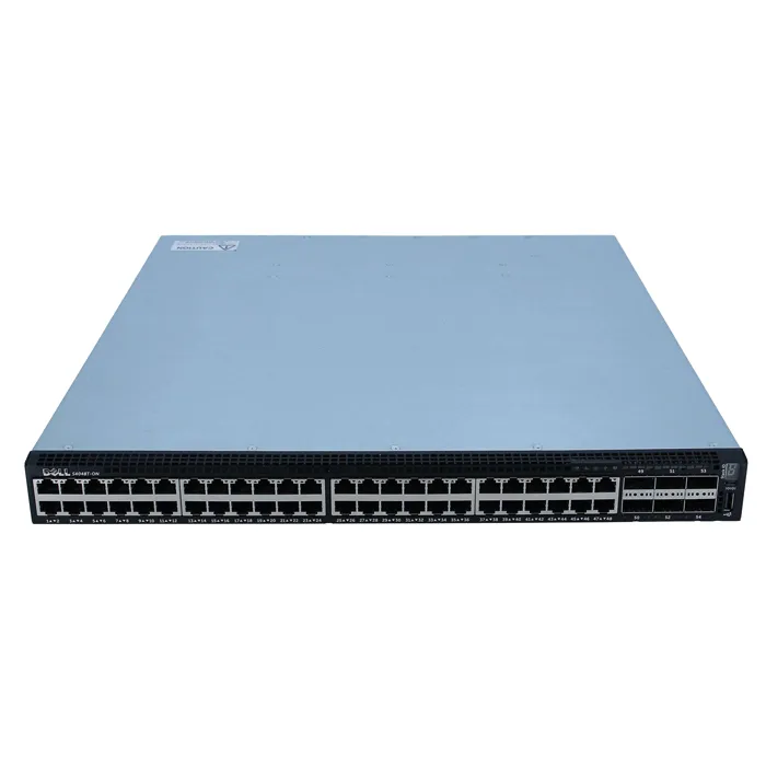 Dell S4048T-ON | PowerSwitch S-Series S4048T-ON 48 x RJ-45 Ports 10GBase-T + 6 x QSFP+ Ports Layer 3 Managed 1U Rack-mountable Gigabit Ethernet Network Switch Refurbished - Dell refurbished available on Gotodirect