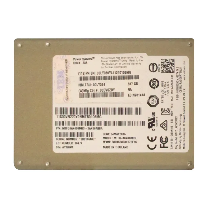 IBM 00LY324 | 387GB Multi-Level Cell SAS 12Gb/s 2.5-Inch Solid State Drive for pSeries Servers Refurbished -  refurbished available on Gotodirect