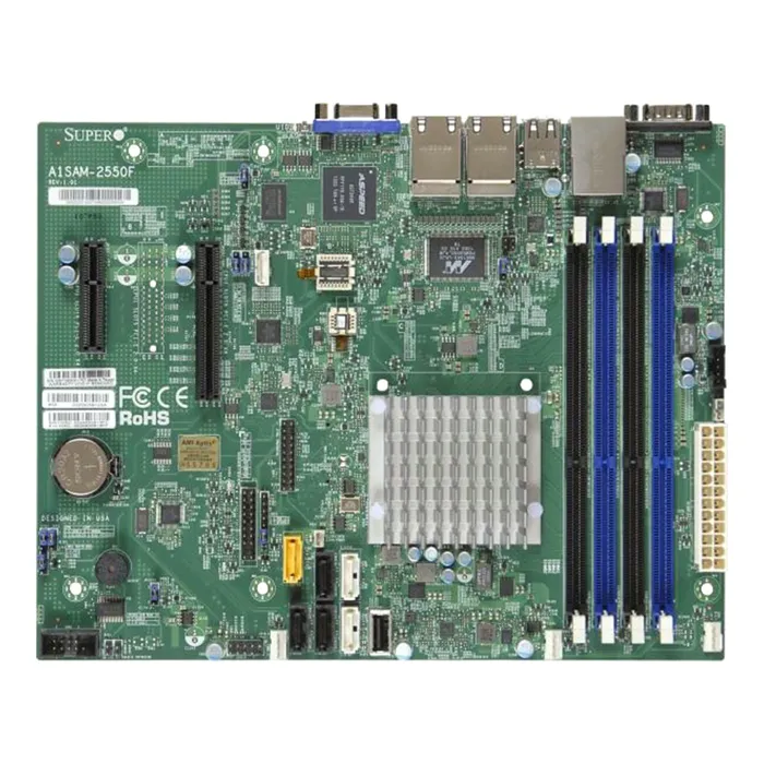 Buy Supermicro A1SAM-2550F-O | Socket FCBGA-1283 System on Chip Chipset Micro-ATX System Board (Motherboard) Supports Atom C2550 DDR3 4x DIMM Refurbished - $596.75 Supermicro A1SAM-2550F-O | Socket FCBGA-1283 System on Chip Chipset Micro-ATX System Board (Motherboard) Supports Atom C2550 DDR3 4x DIMM Refurbished - refurbished available on Gotodirect