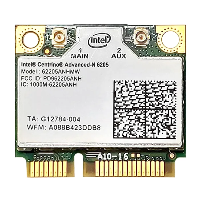 Intel G12784-004 | Centrino 62205ANHMW Advanced-N 6205 802.11 G/N PCI-E Card Refurbished - Intel refurbished available on Gotodirect