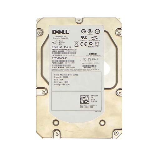 Dell YP778 | 300GB 15000RPM SAS 3Gb/s Hot-Pluggable 16MB Cache 3.5-Inch Hard Drive for PowerEdge Servers Refurbished - Dell refurbished available on Gotodirect