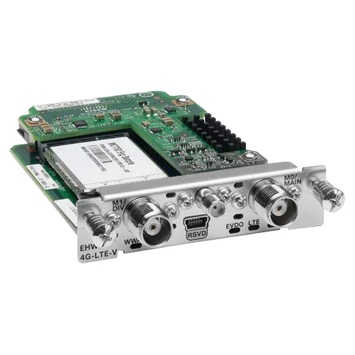 Cisco EHWIC-4G-LTE-V | 1 x Port Mini-USB + 2 x TNC Connectors Fourth-Generation LTE Wireless WAN Enhanced High-Speed WAN Interface Card Refurbished - Cisco Systems Inc. refurbished available on Gotodirect