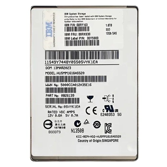 Buy IBM 00Y5909 | 600GB 15000RPM SAS 12Gb/s 2.5-Inch Hard Drive Refurbished - $359.12 IBM 00Y5909 | 600GB 15000RPM SAS 12Gb/s 2.5-Inch Hard Drive Refurbished - refurbished available on Gotodirect