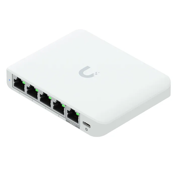 Ubiquiti USW-FLEX-2.5G-5 | Compact, 5-Port 2.5G Switch that can be Powered with PoE or a USB-C Adapter Refurbished - Ubiquiti refurbished available on Gotodirect