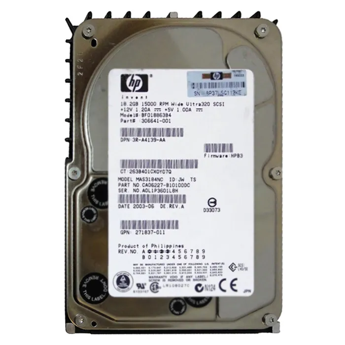 Fujitsu CA06227-B10100DC | 18.4GB 15000RPM Ultra320 SCSI 80-Pin Hot-Swappable 8MB Cache 3.5-Inch Hard Drive Refurbished - Fujitsu refurbished available on Gotodirect