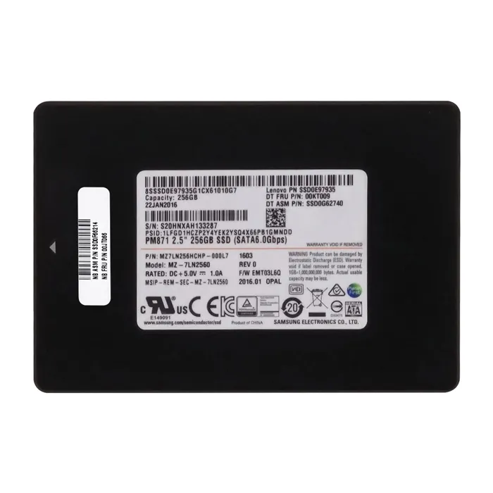 Lenovo 00JT066 | 256GB Triple-Level Cell SATA 6Gb/s 2.5-Inch Solid State Drive Refurbished - Lenovo refurbished available on Gotodirect