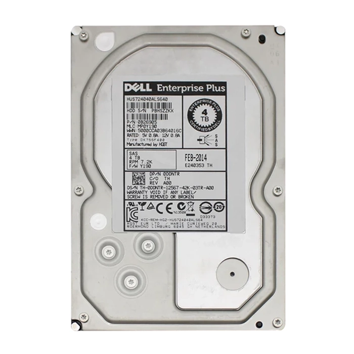 Dell 0DDNTR | 4TB 7200RPM SAS 12Gb/s Hot-Pluggable 3.5-Inch Nearline Hard Drive for EqualLogic Storage Array Refurbished - Dell refurbished available on Gotodirect