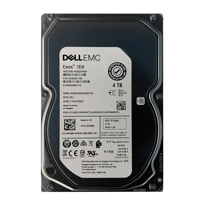 Seagate 2HZ230-150 | Exos 7e8 Series 4TB 7200RPM SAS 12Gb/s 256MB Cache 512n (Instant Secure Erase) 3.5-inch Hard Drive Refurbished - Seagate refurbished available on Gotodirect