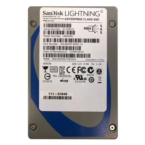 NetApp 111-01649 | 800GB Multi-Level-Cell SAS 6Gb/s 2.5-Inch Solid State Drive Refurbished -  refurbished available on Gotodirect