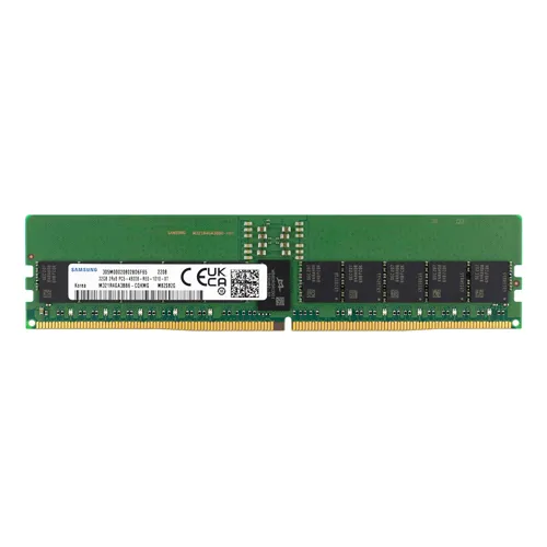Samsung M321R4GA3BB6-CQK | 32GB DDR5-4800MHz PC5-38400 ECC Registered RDIMM CL40 2Rx8 1.1V 288-Pin Memory Module Refurbished - Samsung refurbished available on Gotodirect