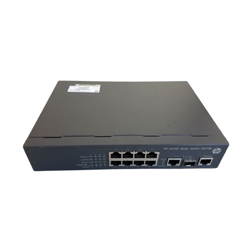 HP JD318B | Flex Network 3100 Series 3100-8 8 x RJ-45 Ports 10/100Base-TX + 1 x SFP Combo Ports Layer 2 Managed 1U Rack-mountable Fast Ethernet Network Switch Refurbished - Hewlett-Packard (ou HP en abrégé) refurbished available on Gotodirect