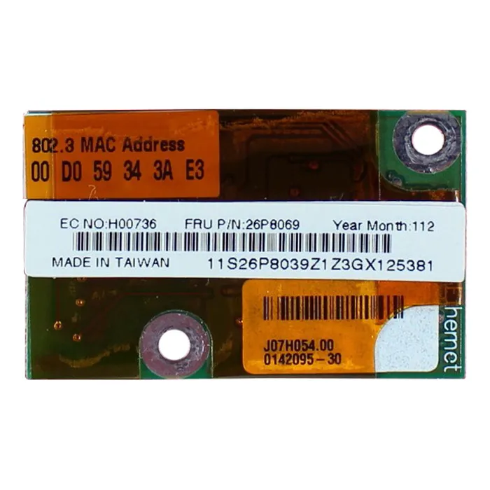 IBM 26P8069 | 100Mbps 10/100 Ethernet Daughter Card for ThinkPad T23 Refurbished -  refurbished available on Gotodirect