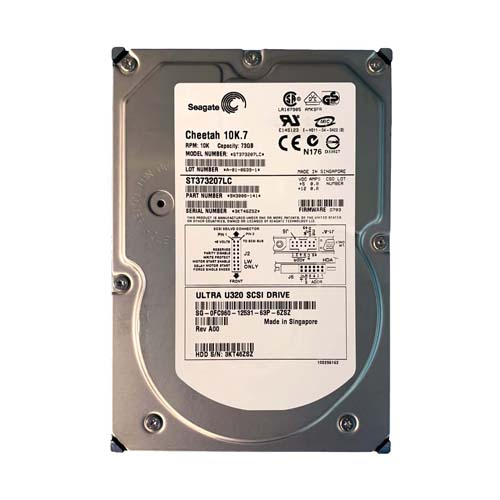Dell 0FC960 | 73GB 10000RPM Ultra320 SCSI Hot-Pluggable 80-Pin 3.5-Inch Hard Drive for PowerEdge Servers Refurbished - Dell refurbished available on Gotodirect
