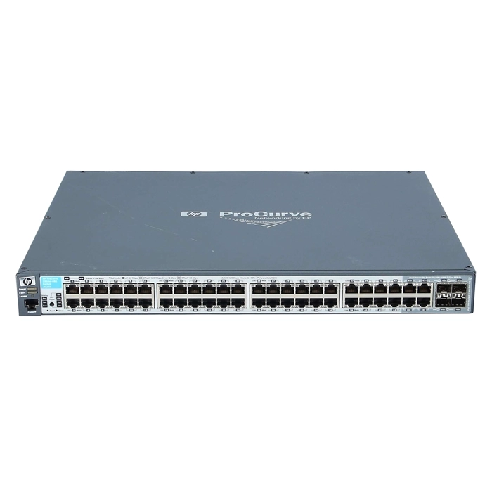 HP J9147-61001 | ProCurve 29910 al Series 2910al-48G 44 x RJ-45 Ports 10/100/1000Base-T + 4 x Dual Personality RJ-45/SFP (mini-GBIC) Ports Layer 3 Managed Rack-mountable Stackable Gigabit Ethernet Network Switch Refurbished - Hewlett-Packard (ou HP en abrégé) refurbished available on Gotodirect