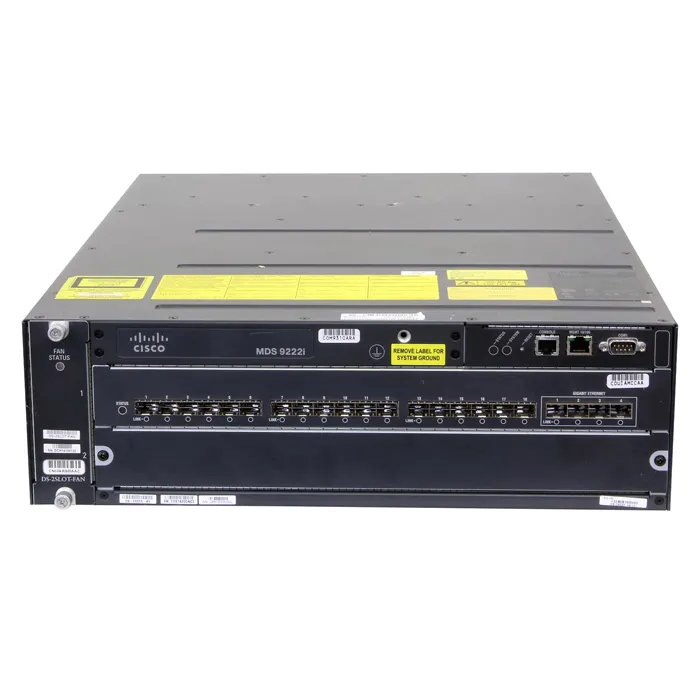 HP AG851B | MDS 9222i 18 x Ports Fibre Channel Multiservice Fabric Switch Refurbished - Hewlett-Packard (ou HP en abrégé) refurbished available on Gotodirect