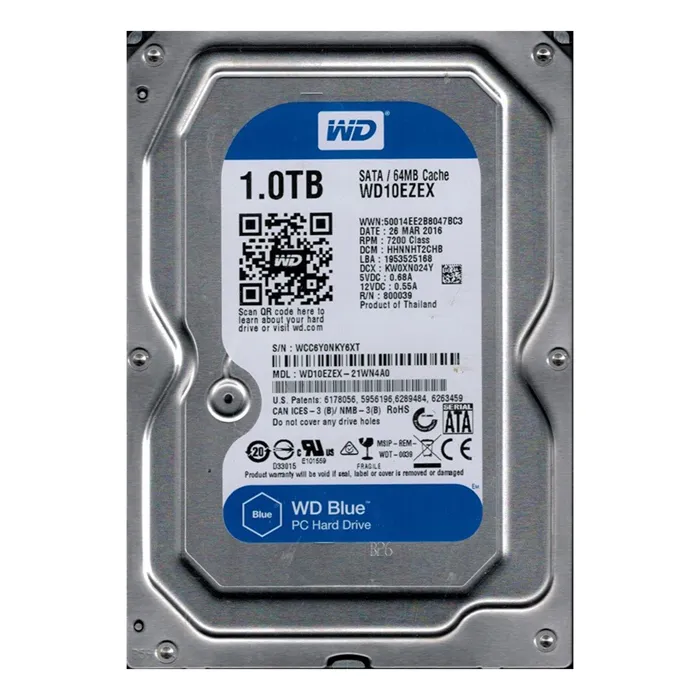 Western Digital WD10EZEX | Blue 1TB 3.5-inch 6GB/s SATA 7200RPM 64MB Cache Desktop Hard Drive Refurbished - Western Digital refurbished available on Gotodirect