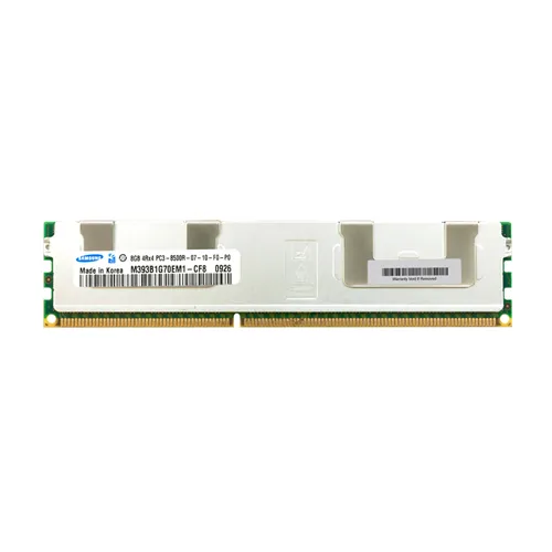 Samsung M393B1G70EM1-CF8 | 8GB DDR3-1066MHz PC3-8500 ECC Registered RDIMM CL7 4Rx4 1.5V 240-Pin Memory Module Refurbished - Samsung refurbished available on Gotodirect