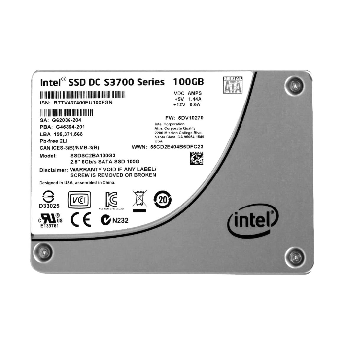 Buy Intel SSDSC2BA100G3 | DC S3700 100GB Multi-Level Cell SATA 6Gb/s 2.5-Inch Solid State Drive Refurbished - $110.00 Intel SSDSC2BA100G3 | DC S3700 100GB Multi-Level Cell SATA 6Gb/s 2.5-Inch Solid State Drive Refurbished - Intel refurbished available on Gotodirect