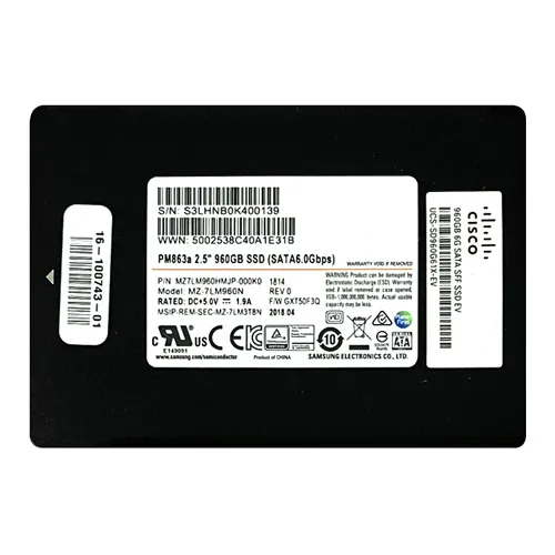 Buy Cisco UCS-SD960G61X-EV | Enterprise Value 960GB SATA 6Gb/s 2.5-Inch Solid State Drive Refurbished - $660.00 Cisco UCS-SD960G61X-EV | Enterprise Value 960GB SATA 6Gb/s 2.5-Inch Solid State Drive Refurbished - Cisco Systems Inc. refurbished available on Gotodirect