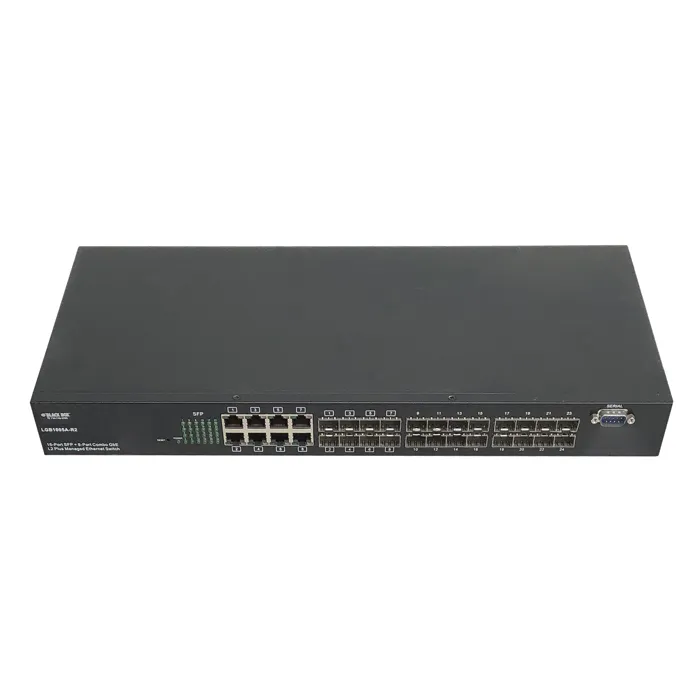 Black Box LGB1005A-R2 | 24-Ports L2 Managed Ethernet Switch (24) SFP Slots + (8) 10/100/1000Base-TX Copper Ports Refurbished -  refurbished available on Gotodirect