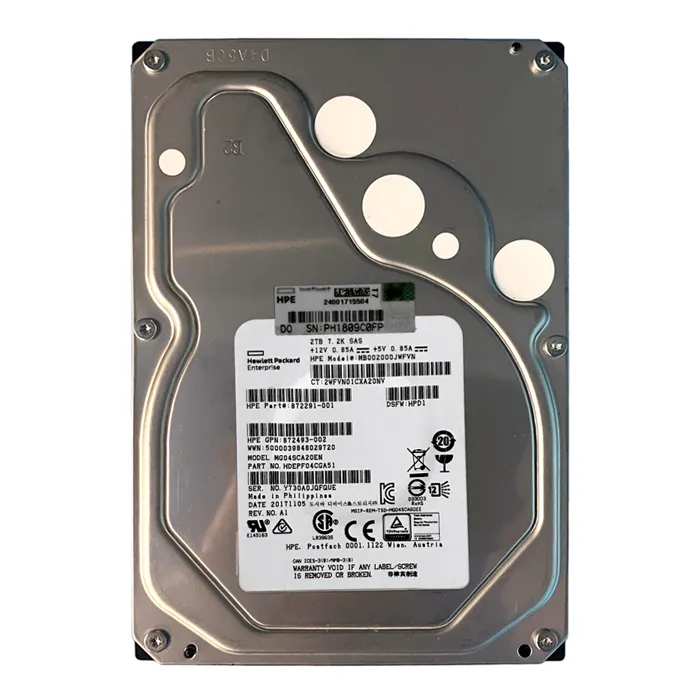 Toshiba MG04SCA20EN | Enterprise Capacity MG04SCA-N Series 2TB 7200RPM SAS 12Gb/s 128MB Cache 3.5-Inch Nearline Hard Drive Refurbished - Toshiba refurbished available on Gotodirect